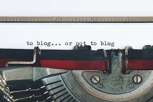 Keep your clients up to date by adding a blog