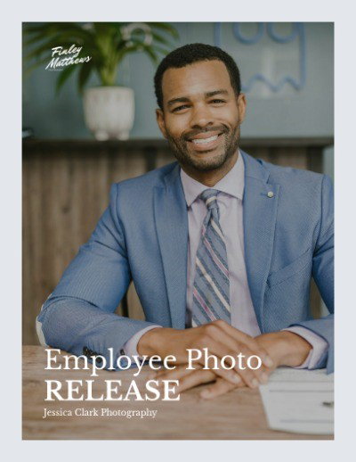Employee photo release form