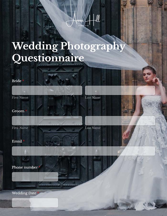 20+ Free Photography Form Templates Lightfolio