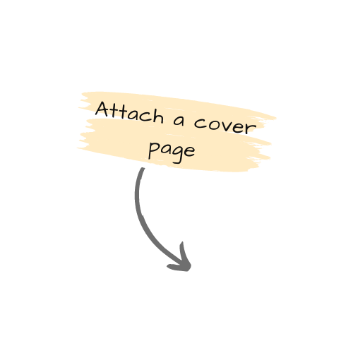 Add a cover page