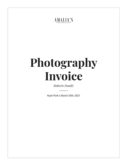 Cover page without an image