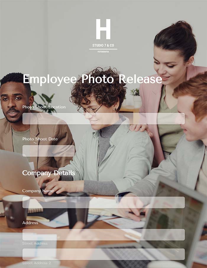 Employee photo release form 1