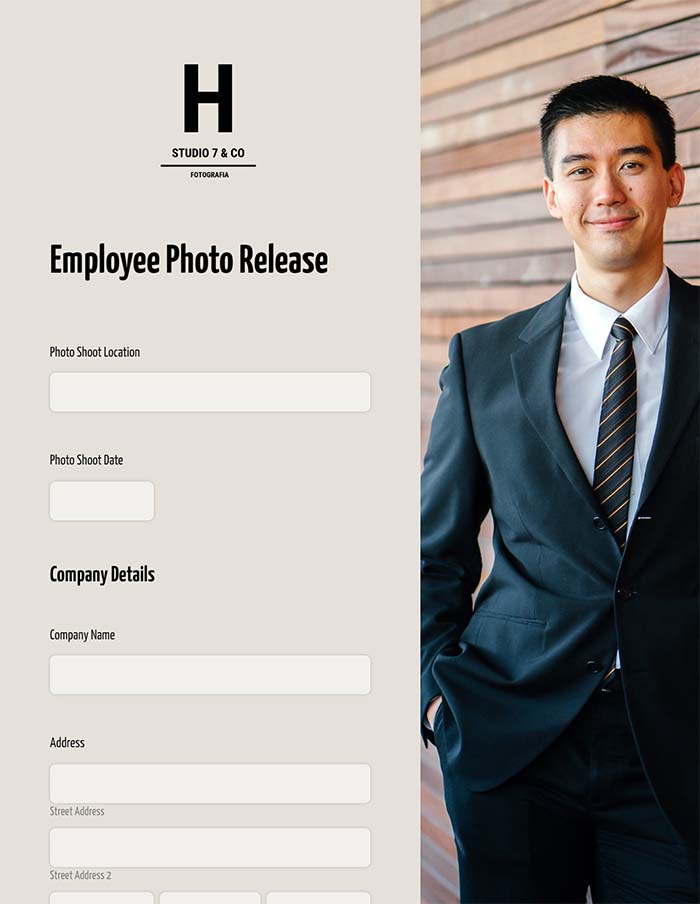 Employee photo release form 2