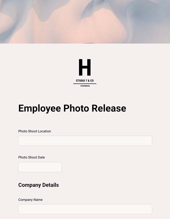 Employee photo release form 3