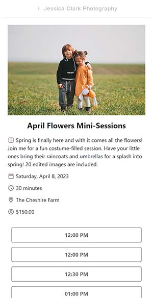 Spring Mini Sessions